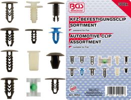 Kfz-Befestigungsclip-Sortiment, Fiat, Alfa, Volvo, 308-tlg