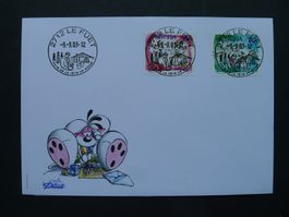 2003 Nr. 1101+1102 auf FDC mit ET-Vollstempel LE FUET