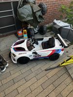 Elektroauto BMW M6 GT3 Kinderfahrzeug weiss guter Zustand