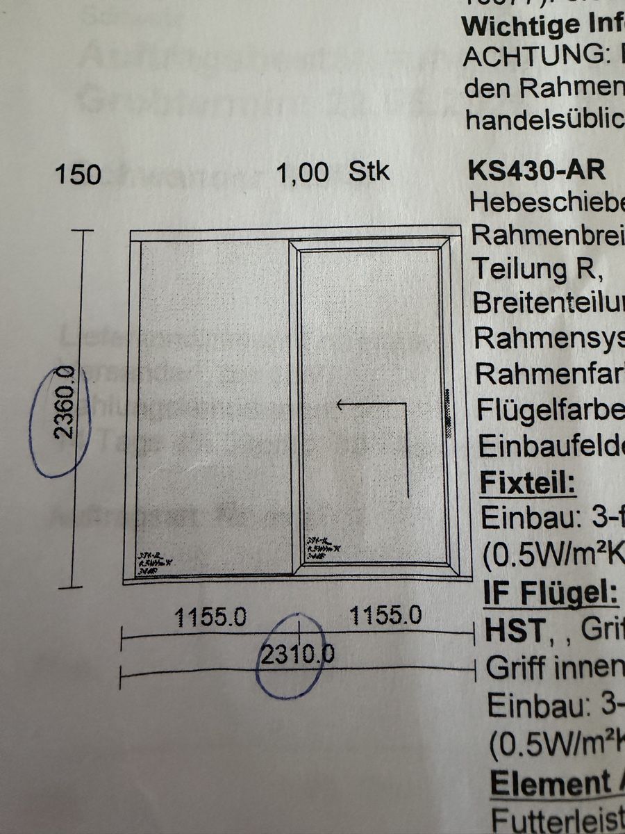 Fenster: Schiebetür von Internorm – Neu und originalverpackt aus Böckten von larstill22