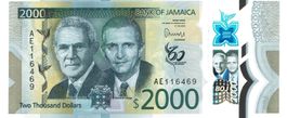 Jamaika 2000 Dollars 2022-2023 P-100 COMM.