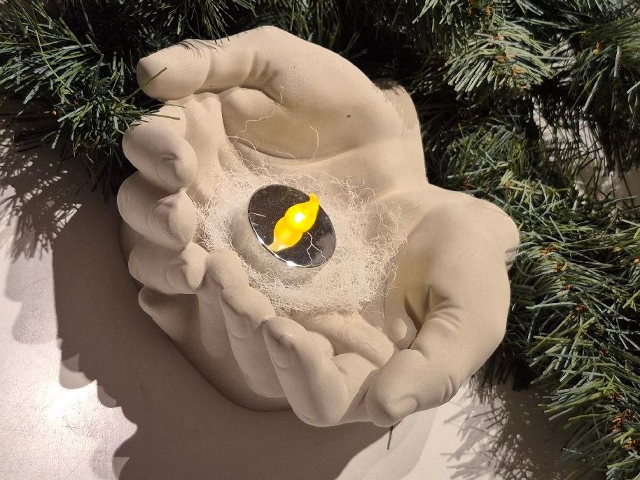 Tutte le decorazioni: Zwei Hände DEKO Schale – Nuovo e nell'imballaggio originale da Nottwil venduto da echtMOMO 1