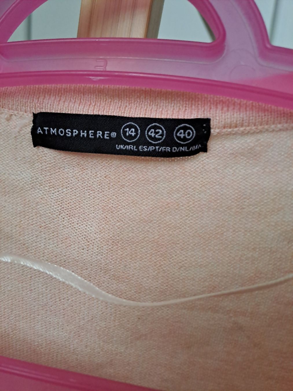 Giacche: Damen Strickjacke mit Schmucksteinen Grösse 40 Rosa – Usato da Rickenbach LU venduto da bishiida 2