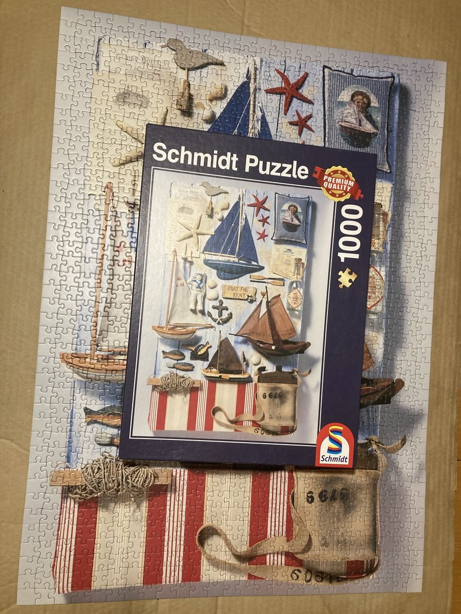 Puzzle: Schmidt Puzzle Maritimes Potpourri 1000 Teile – Usato da Steffisburg venduto da sunflower2302 2
