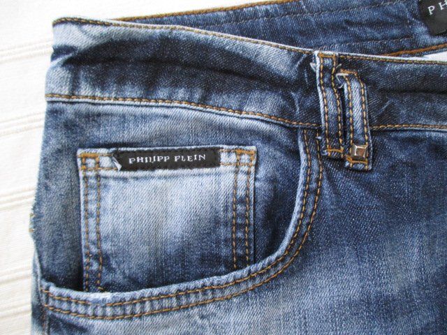 Philipp Plein Jeans: Philipp Plein - Biker Denim Jeans Gr. 52 – Usato da Wetzikon ZH venduto da icewear 9