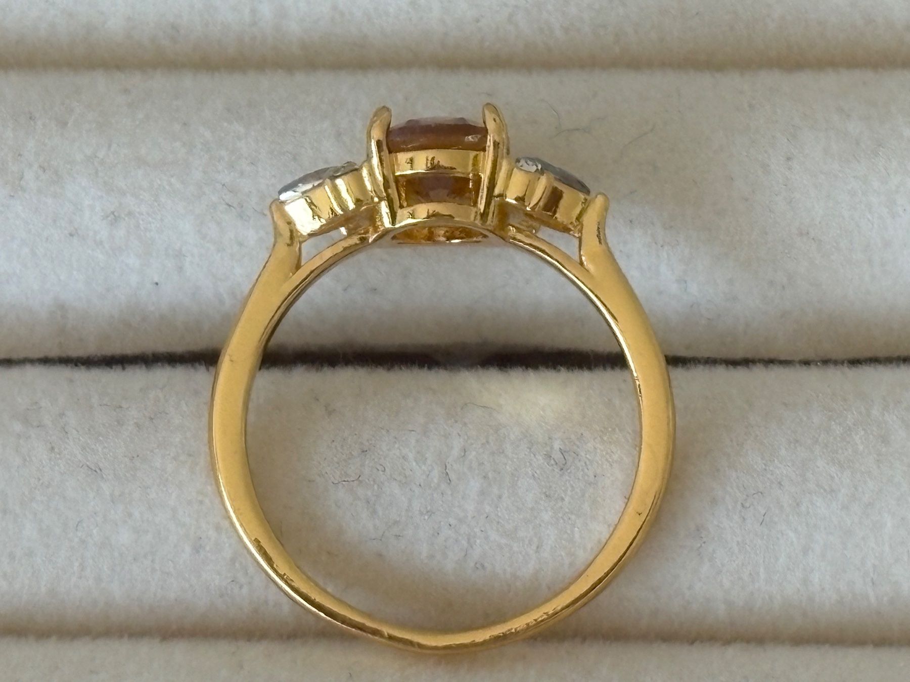 Anelli: Luxus Elegante Gr.19/9 Ring Farbe: Gold / – Nuovo (secondo la descrizione) da Biel-Bienne venduto da Roserosse13 2
