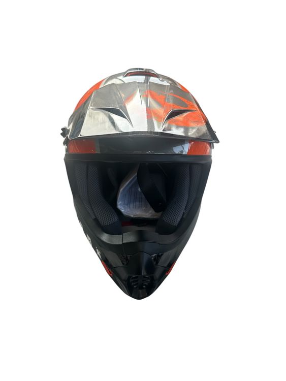 HJC Casques & visières: Crosshelm Jugend, sz,silver,orange Gr.S (55-56) – Neuf (Voir description) à Schänis par alegra8853