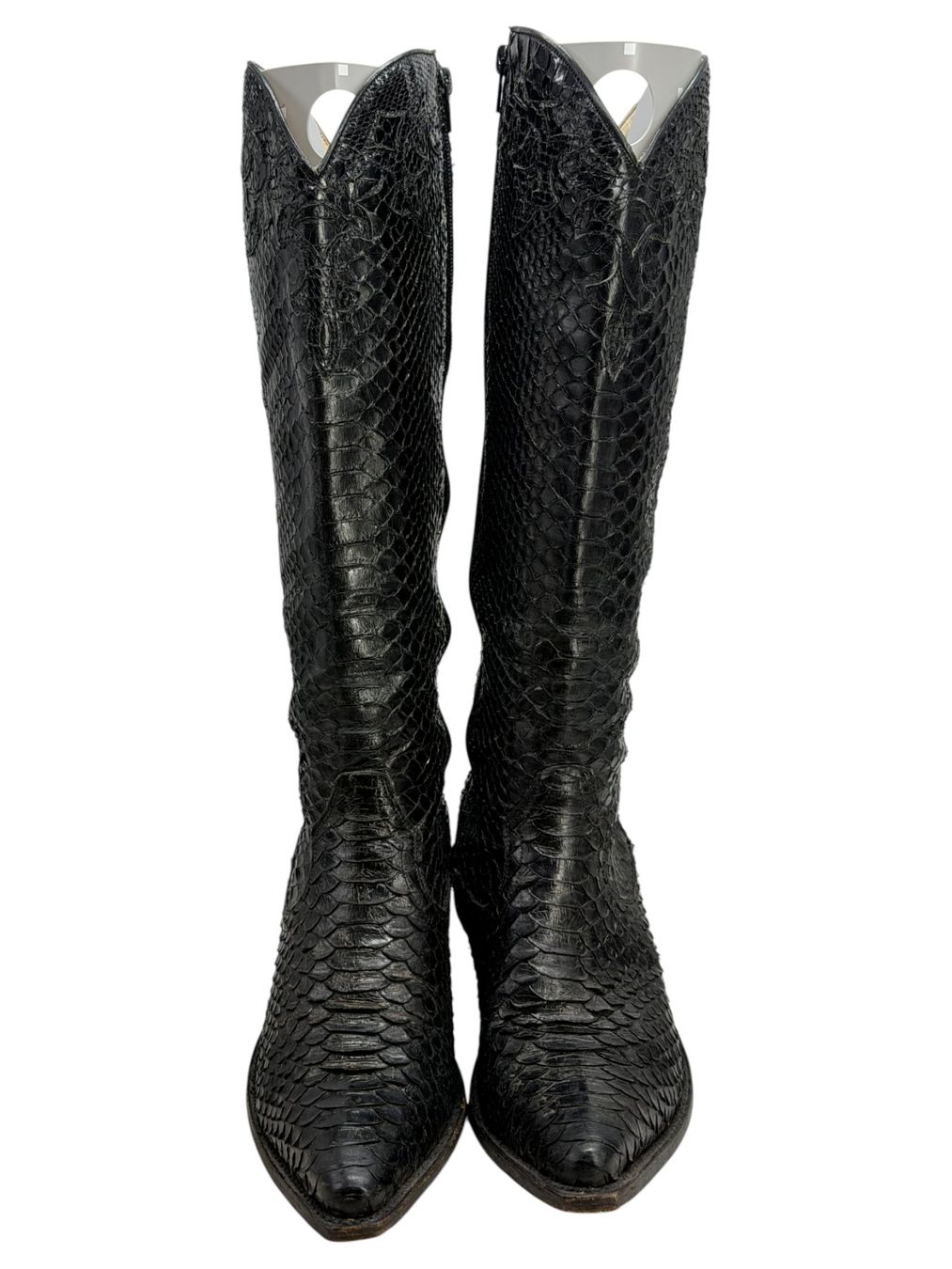 Chaussures hommes: Bottes santiags vintage Tony Mora python noir. Pointure 39 – D'occasion à Cossonay-Ville par PatineDuTemps 3
