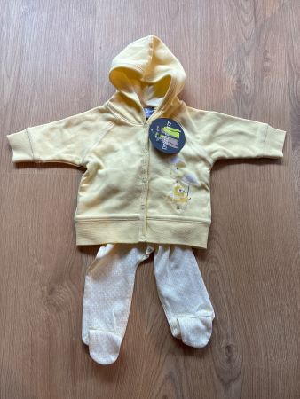 Jäckchen und Hose von Naturaline, Grösse 62, gelb