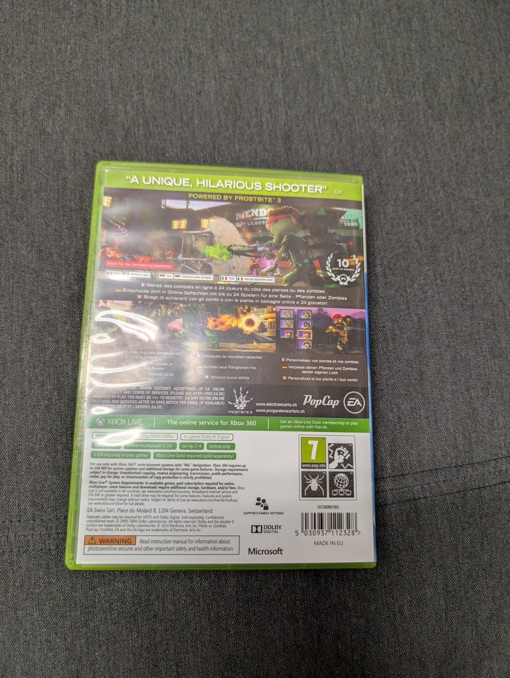 Giochi: Plants vs zombies garden warfare Microsoft Xbox 360 – Usato da Giubiasco venduto da Ticinerd 1