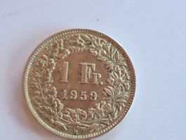 1 FRANKEN 1959 SILBER
