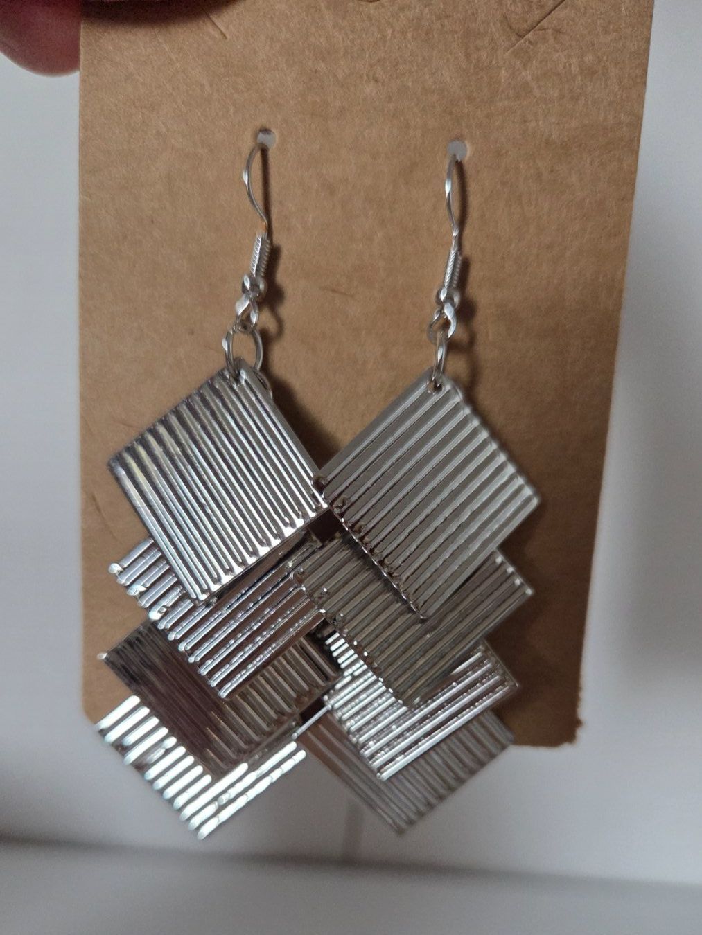 Orecchini pendenti & Orecchini a lobo: Ohrringe Modeschmuck Geometrisch Boho Style silberfarben NEU – Usato da Weggis venduto da Leeclipse 3