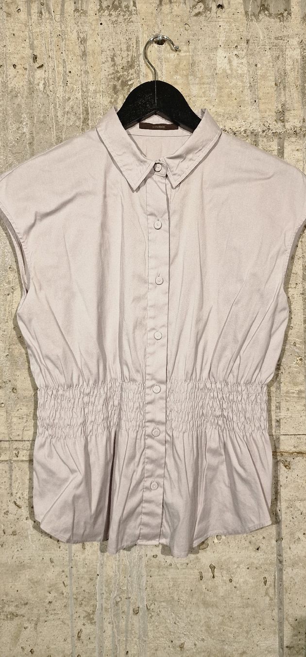 Windsor Camicette: Windsor Damen Bluse Gr. 36 Beige Tailliert Baumwolle Elegant – Nuovo (secondo la descrizione) da Affeltrangen venduto da Szafaoli 1
