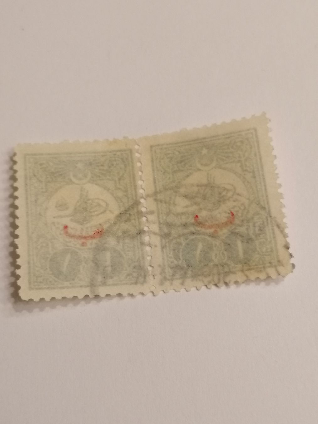 Alle Briefmarken: Osmanisches Reich 1909,Paar  – Gebraucht aus Happerswil von tschergi 1