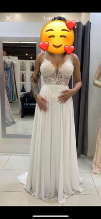 Wunderschönes Brautkleid / Hochzeitskleid, Grösse 36/38