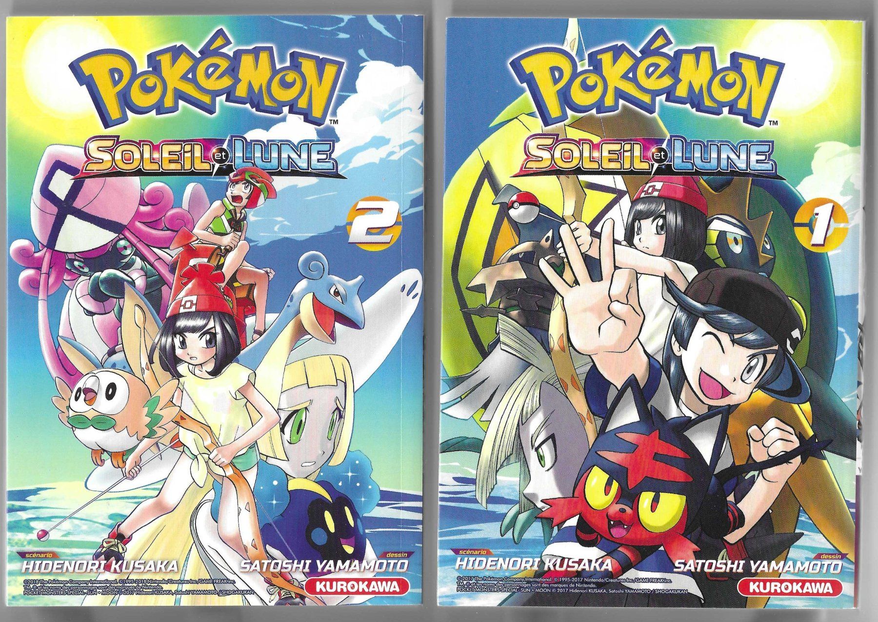 Fumetti: MANGA  -  POKEMON  /  SOLEIL LUNE  1 & 2 – Usato da Bex venduto da Giorgiob