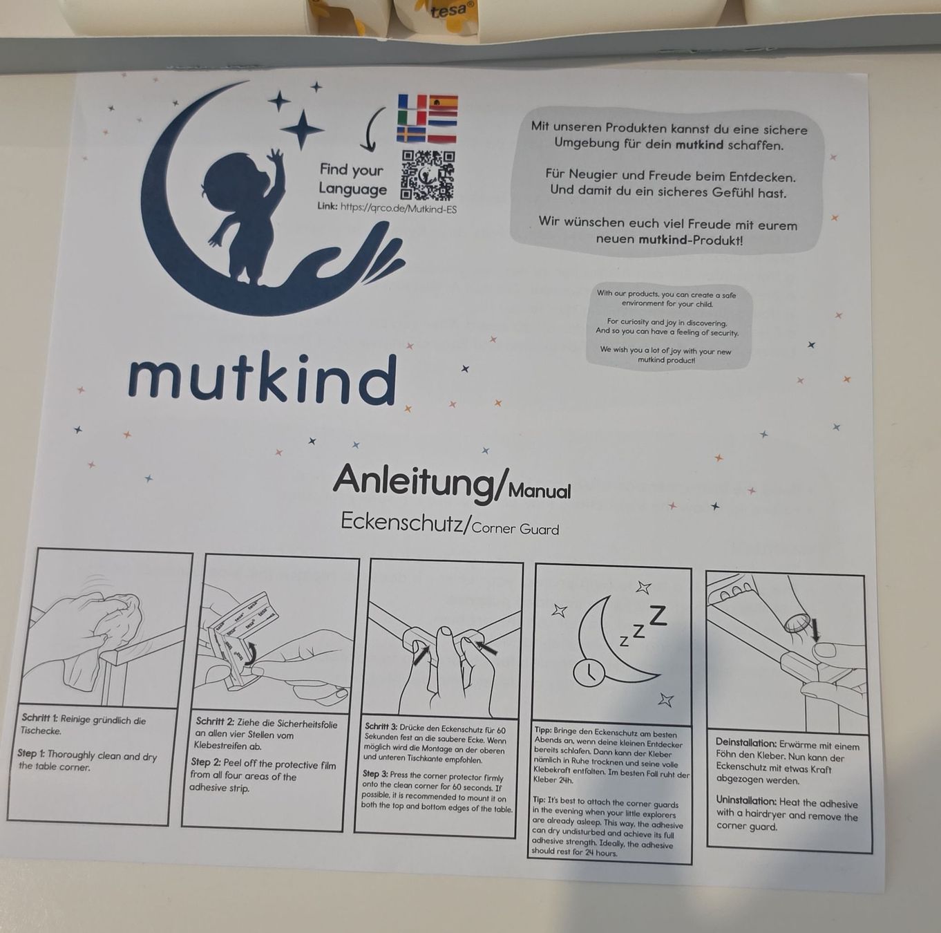 Tutto per la sicurezza: NEU mutkind Eckenschutz Set 18 Stück weiss – Nuovo (secondo la descrizione) da Bergdietikon venduto da Staphylococcus 2