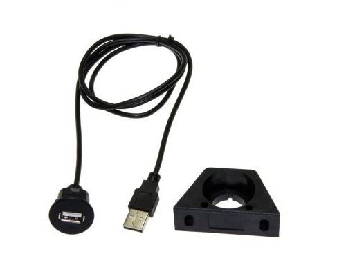 USB Einbau Buchse Adapter Kabel KFZ
