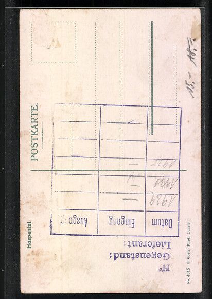 Cartoline postali: AK Hospental, Uferpartie mit Kirche – Usato da Berlin venduto da bartko-reher 1
