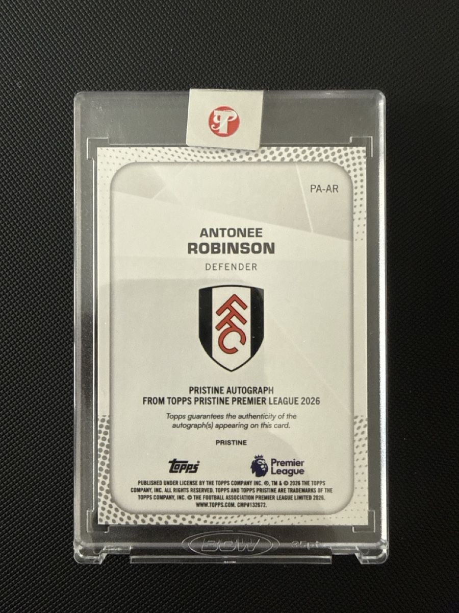 Topps Sammelbilder & Trading cards: Carte de Collection Antonee Robinson Fulham Pristine Autogra – Neu (gemäss Beschreibung) aus La Chaux-de-Fonds von Chacha99 1