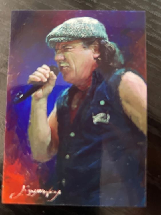 AC/DC Brian Johnson ART Limited Edition 50 Stück weltweit (Gebraucht ...