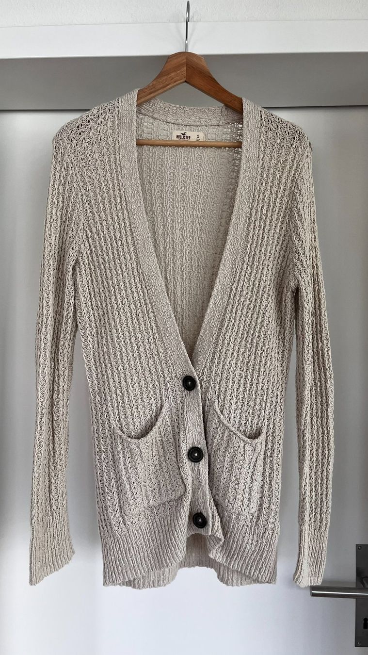 Hollister Giacche: Hollister Strickjacke beige Gr. S – Usato da Liestal venduto da Schatzsucher90