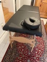 Massagetisch klappbar schwarz neuwertiger Zustand