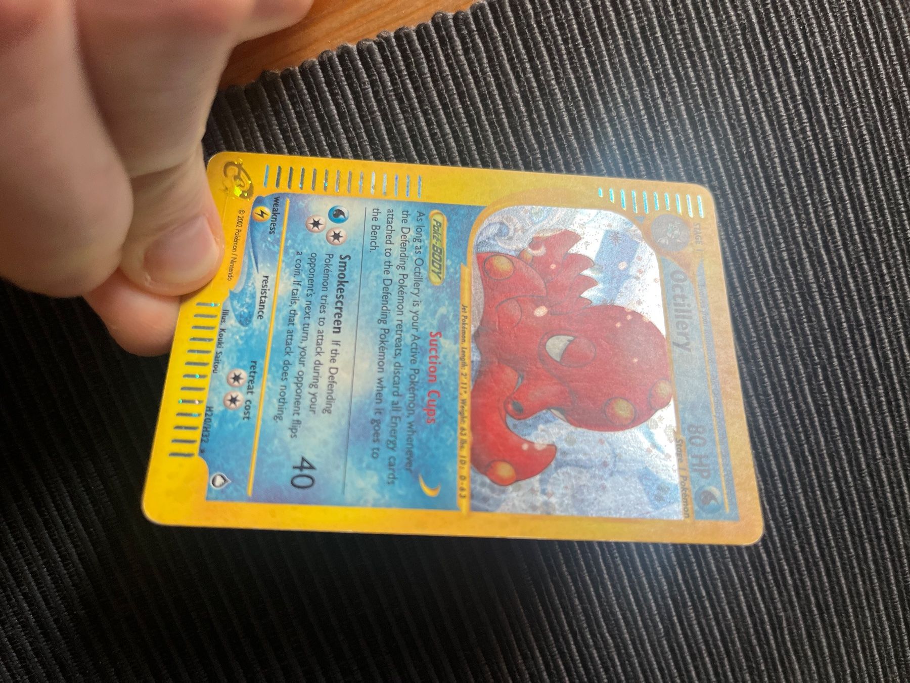 Pokémon Sammelbilder & Trading cards: Pokemon Octillery Holo H20/H32 Aquapolis englisch – Gebraucht aus Wabern von Collectfun 1