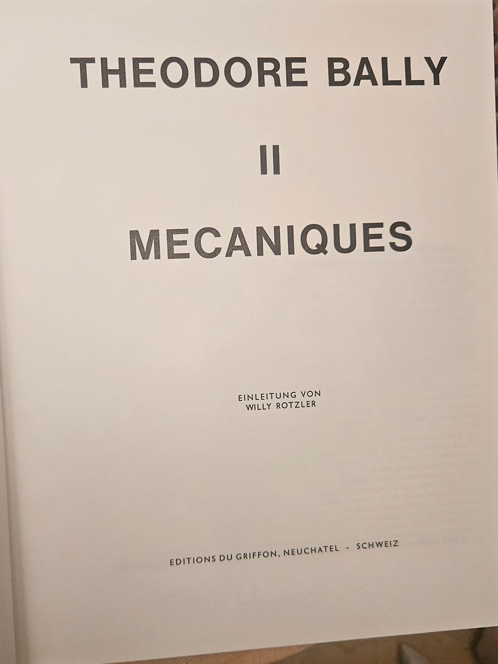 Gemälde: Théodore Bally Mécaniques 1968 Schweizer Kunst – Gebraucht aus Zürich von Nistiman 2