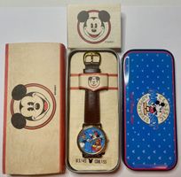 Vintage DISNEY Armbanduhr aus 90er Mickey, The Band Concert