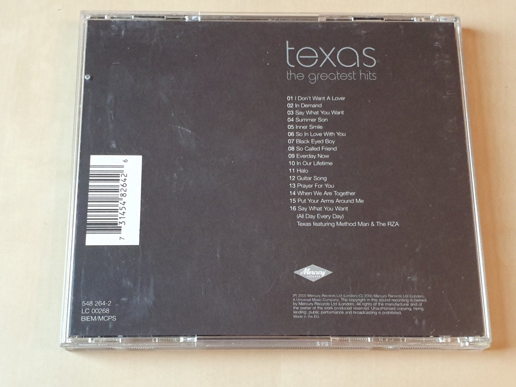 CD: Texas the Greatest Hits – Usato da Stansstad venduto da collectorsshop 1