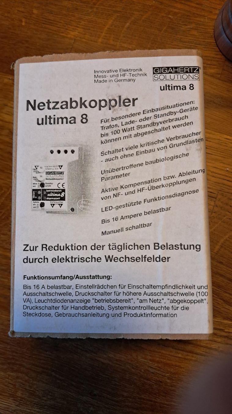 Componenti elettronici: Netzabkoppler Ultima 8 – Nuovo e nell'imballaggio originale da Morgarten venduto da sonja76