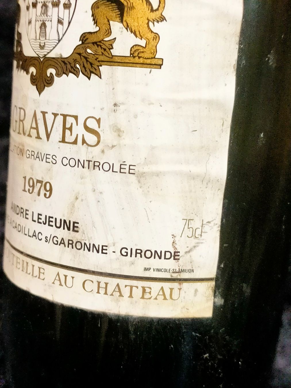 Wein: CHÂTEAU LARROUQUEY 1979 – Neu (gemäss Beschreibung) aus Genève von Leboucheoreilles 2