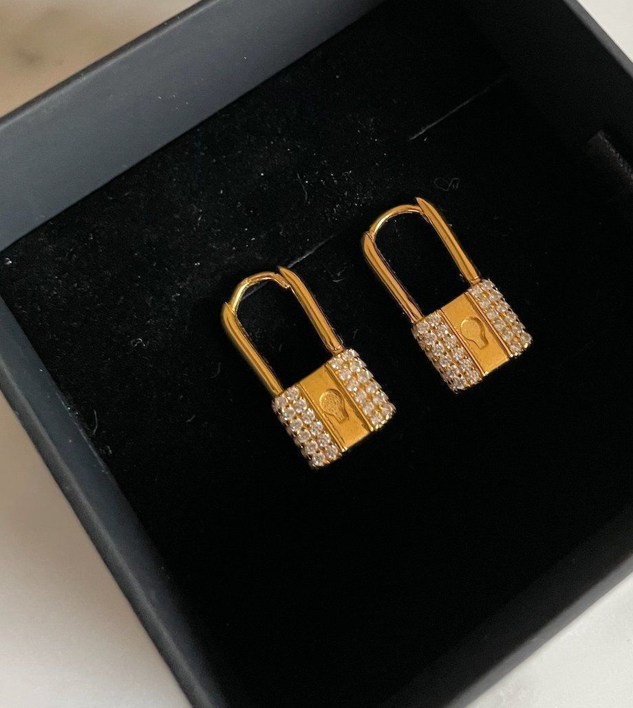 Thomas Sabo Orecchini pendenti & Orecchini a lobo: Thomas Sabo Ohrringe, Schloss Gold – Nuovo e nell'imballaggio originale da Rothenburg venduto da sell-to-move 2