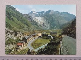 Gletsch, Rhonegletscher, Gletscher, 1974, Galenstock