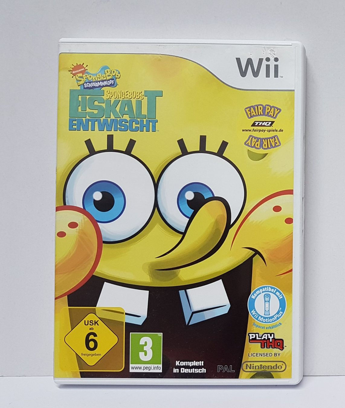 Nintendo Spiele: 😎Spongebob‘s Eiskalt erwischt! Wii – Gebraucht aus Schüpfheim von Games_Spielkonsolen 1