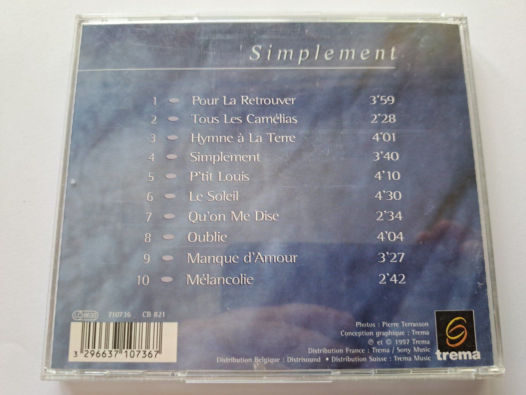 CDs: Cd Hervé Vilard - Simplement  – Gebraucht aus Pully von bro_n52j 1