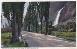 Vallée du Rhone  Le Pissevache près Vernayaz  1927