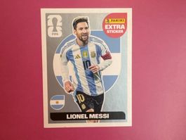 Panini Extra Sticker Lionel Messi Silber FIFA WM 2026
