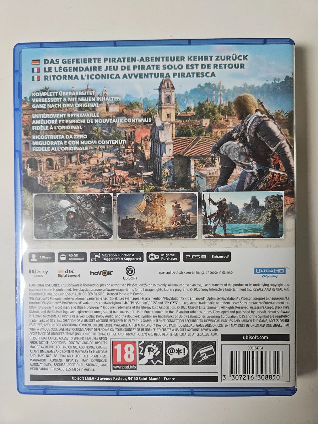 Sony Spiele: Assassin s Creed Black Flag Resynced – Gebraucht aus Liebefeld von Straycats 1