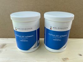 2 Dosen Huffett / Hufsalbe schwarz