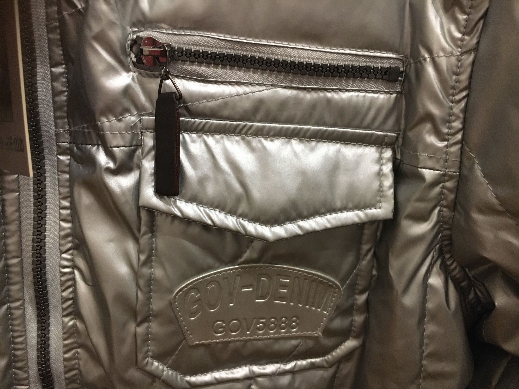 Giacche: GOV DENIM - Herren Jacke, silber, S – Nuovo (secondo la descrizione) da Luzern venduto da Jiggy_8898 3