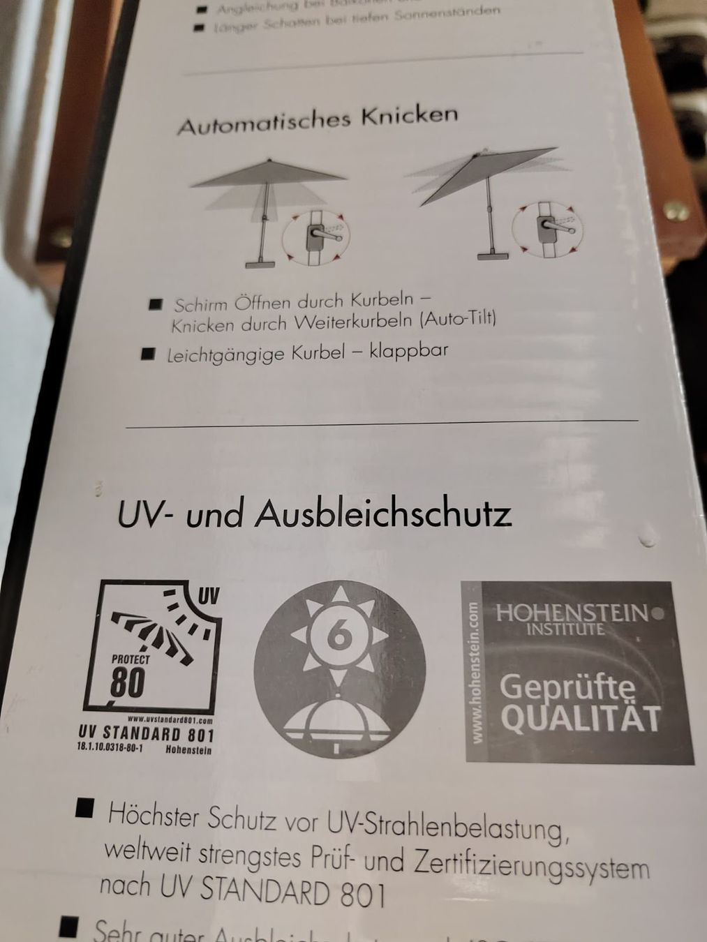 Sonnenschirme: neuer Sonnenschirm – Gebraucht aus Aarau von NET03 2