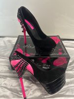 Elegante High Heels Plateau Pumps Gr 37 Neu