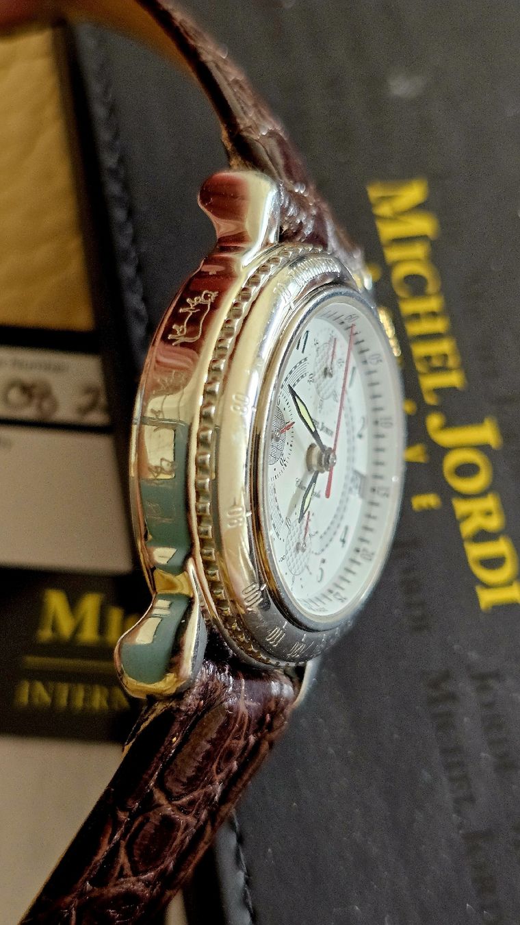 Michel Jordi Orologi: Michel Jordi ethno chrono valjoux – Usato da vevey venduto da Edwatch 8
