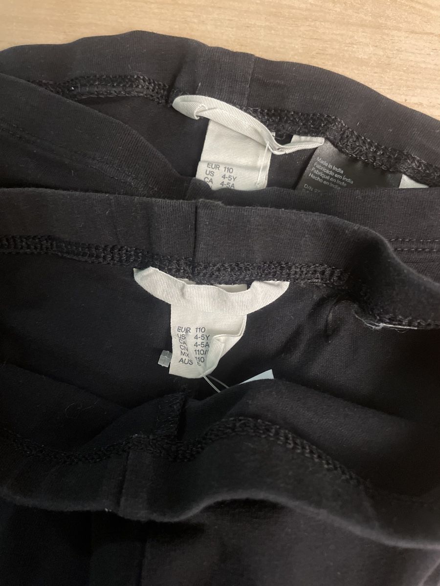 H&M Calze & Collant: 2 schwarze H&M Leggins 7/8 Gr.110 – Usato da Obergerlafingen venduto da cabo4 1