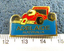 FORMEL1 No.1 SENNA? ADELAIDE AUSTRALIA ANSTECKNADEL VINTAGE