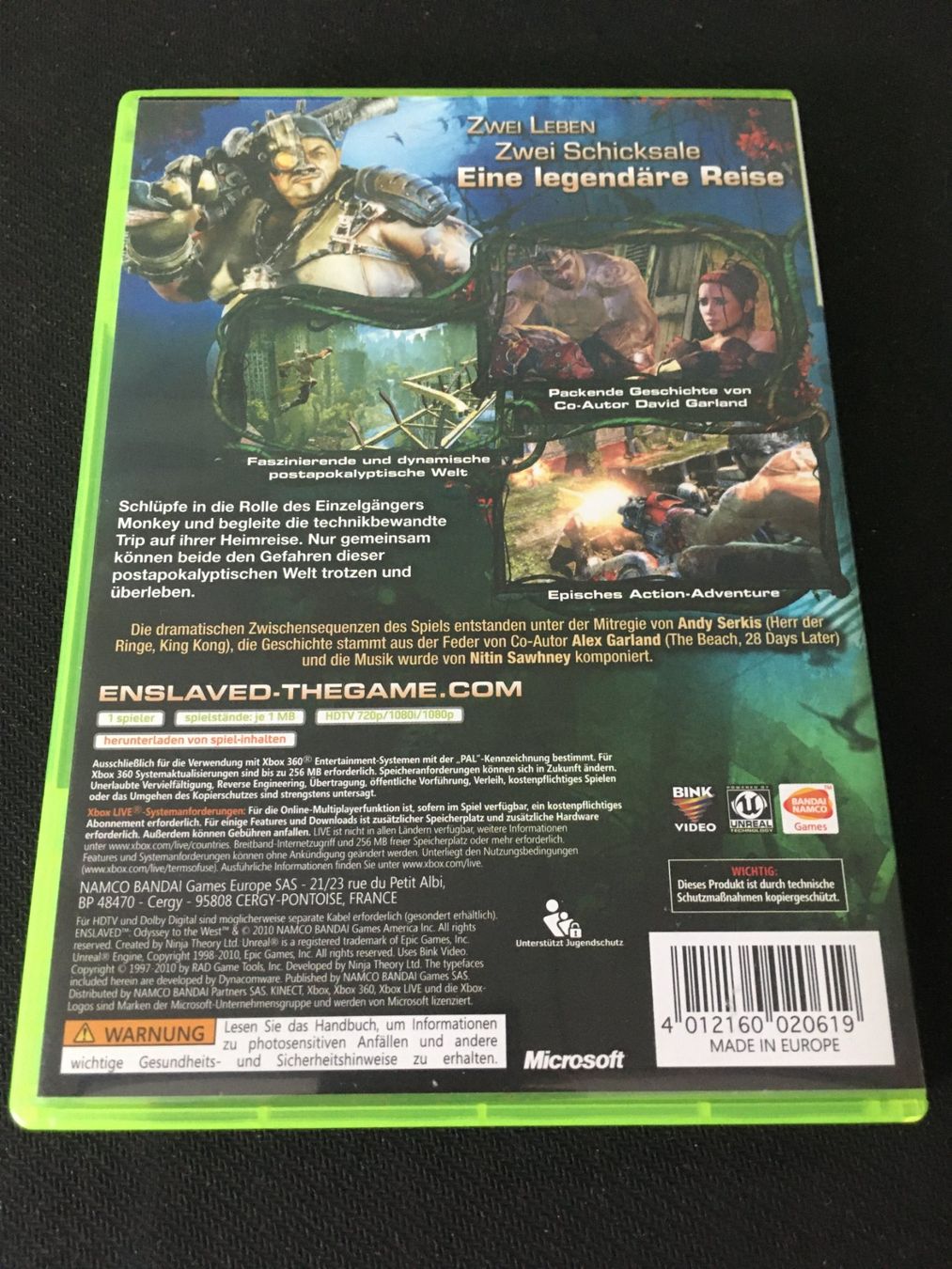 Microsoft Spiele: Enslaved - Xbox360 Game – Gebraucht aus St.Gallen von Punktchen01 1