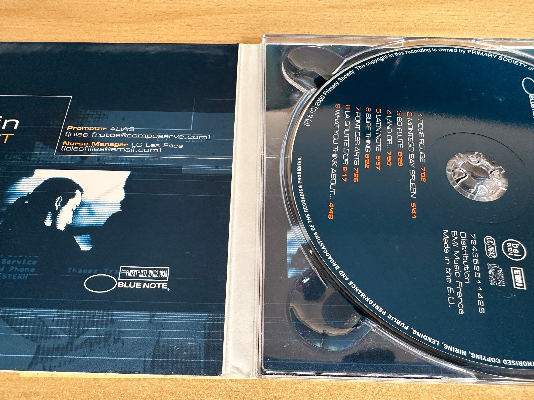 CD: St Germain – Tourist – Usato da Rikon im Tösstal venduto da Alpenmutz 2