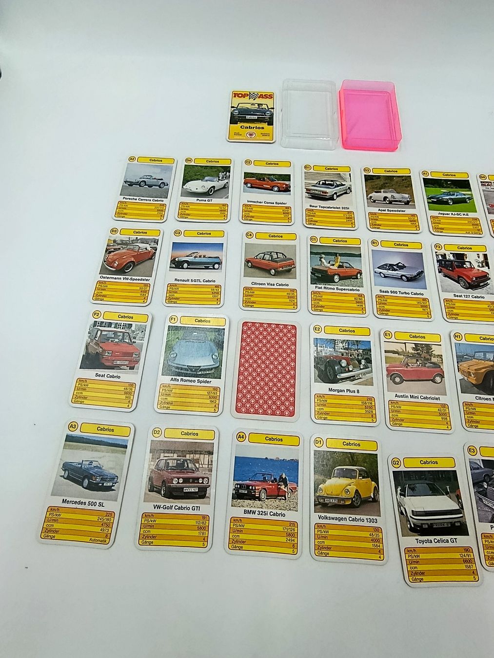 Spiele: Top Ass Auto Quartett Cabrios 3059/5 – Gebraucht aus Wil SG von Donaldus 1